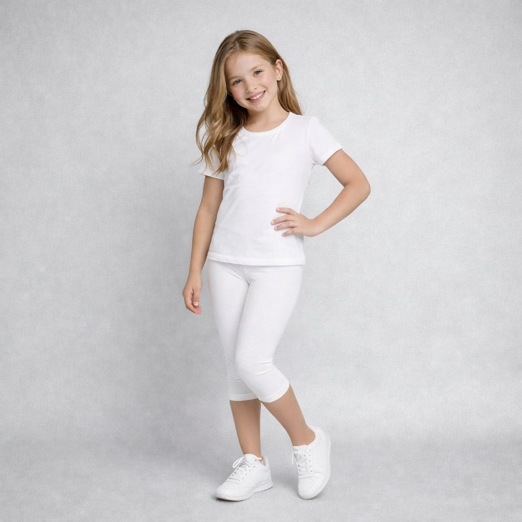 Leggings Bimba cotone estivo pinocchietto Jadea 285