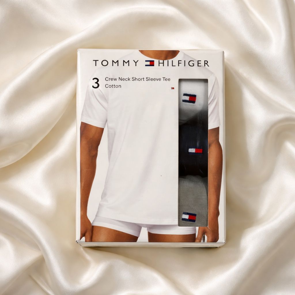 Tris t-shirt Tommy Hilfiger Bianca/verde/blu