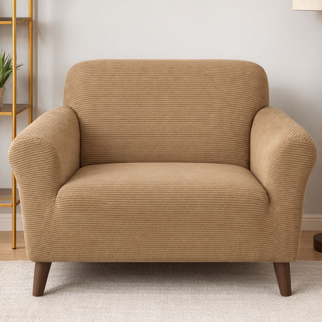 Copripoltrona Elasticizzato Millerighe in cotone