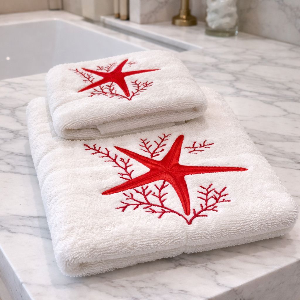 Coppia Bagno Stella e corallo