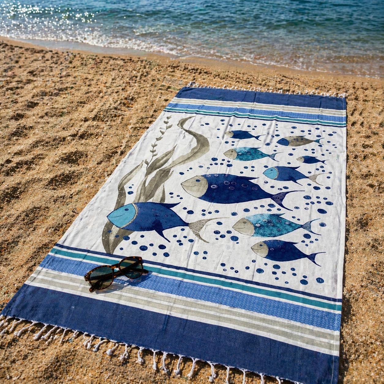 Telo Mare Fouta Fondale