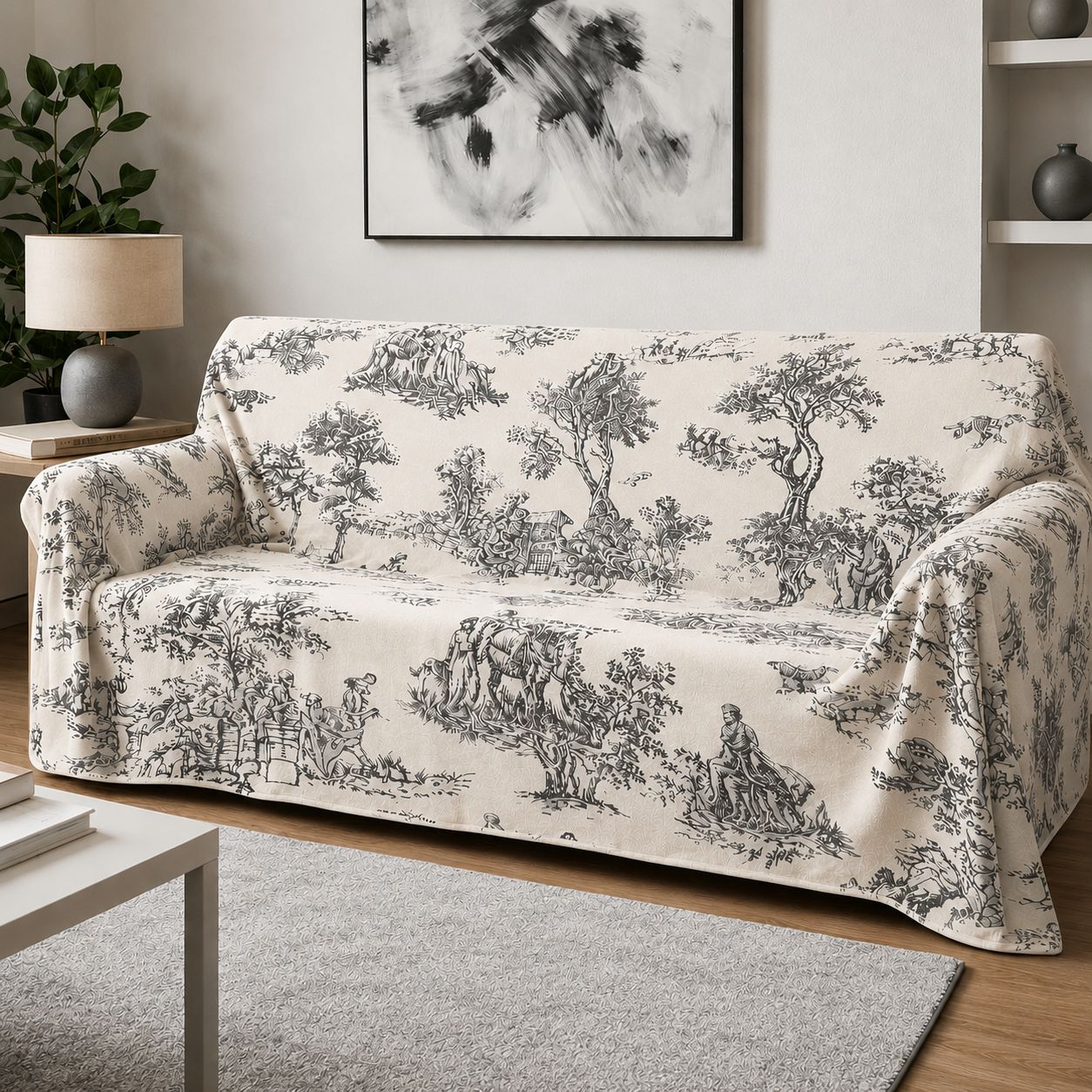 Telo arredo-Gran foulard Etoile De Jouy
