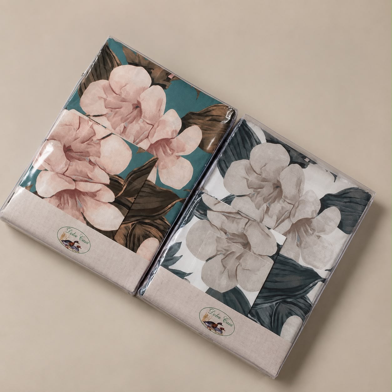 Completo Lenzuola Orchidea percalle