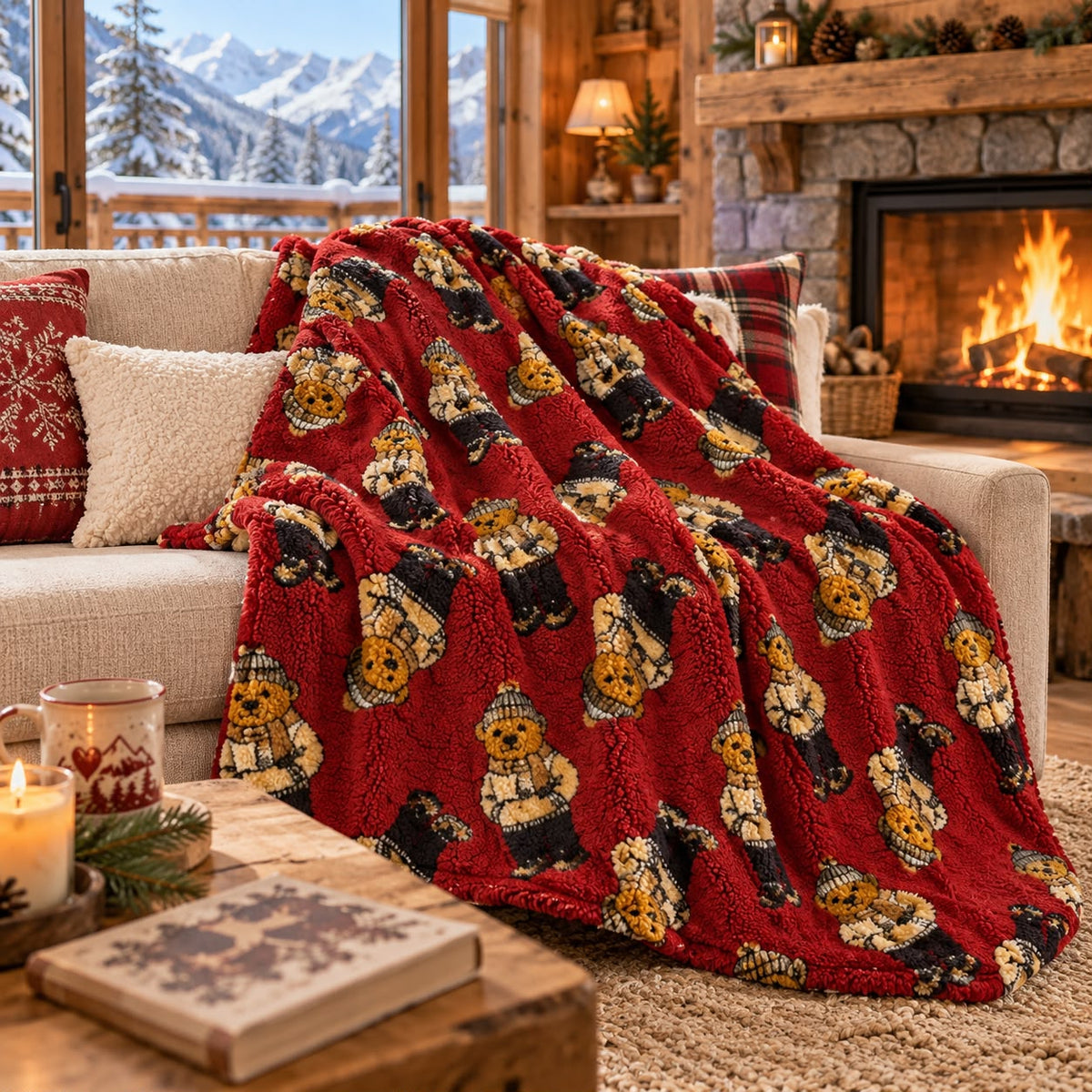 Plaid con sherpa Ben s & g home