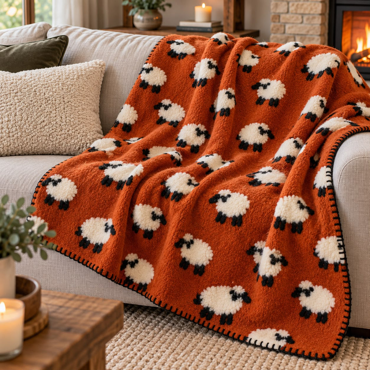 Plaid in Lana Cotta ALPINE Lovely Home
