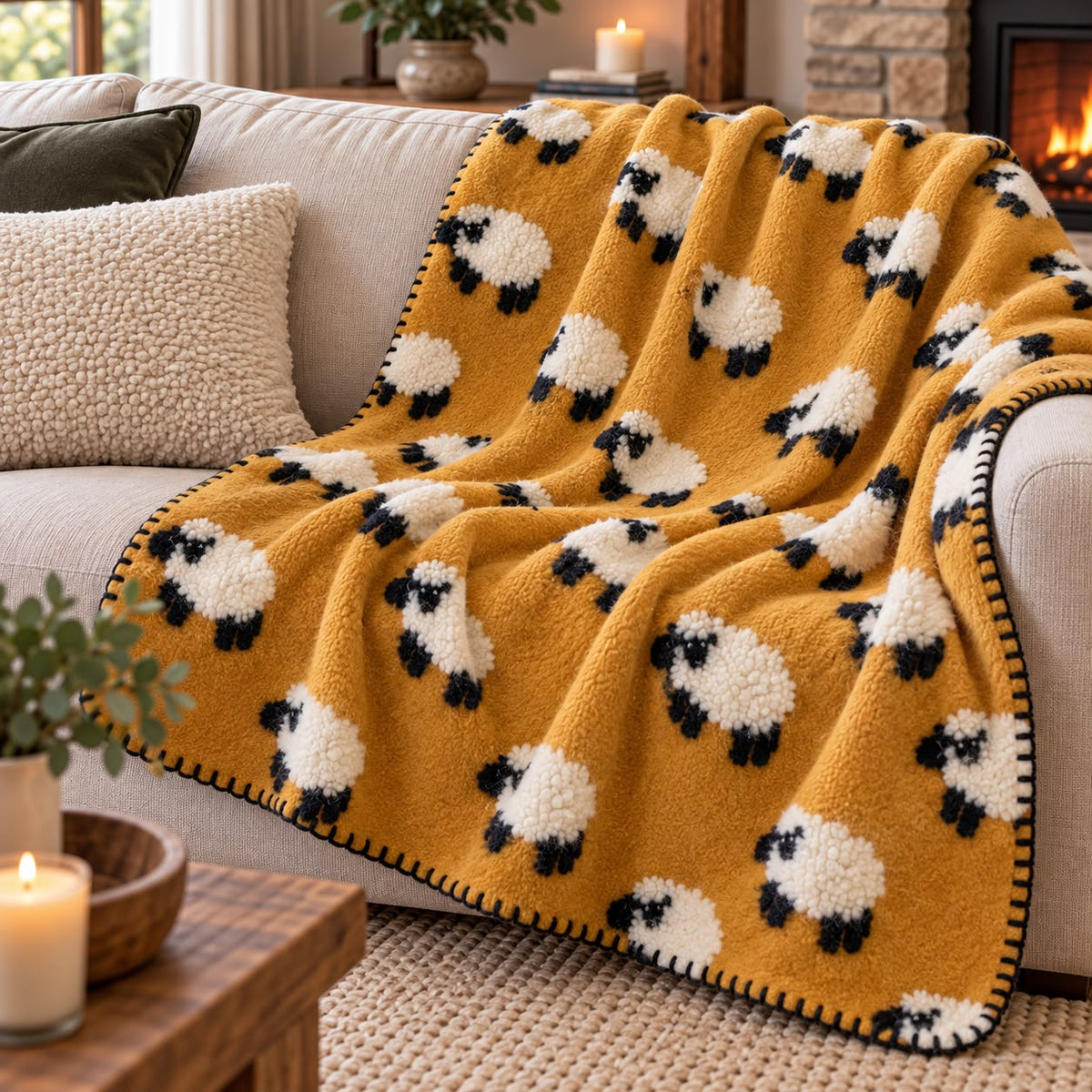 Plaid in Lana Cotta ALPINE Lovely Home