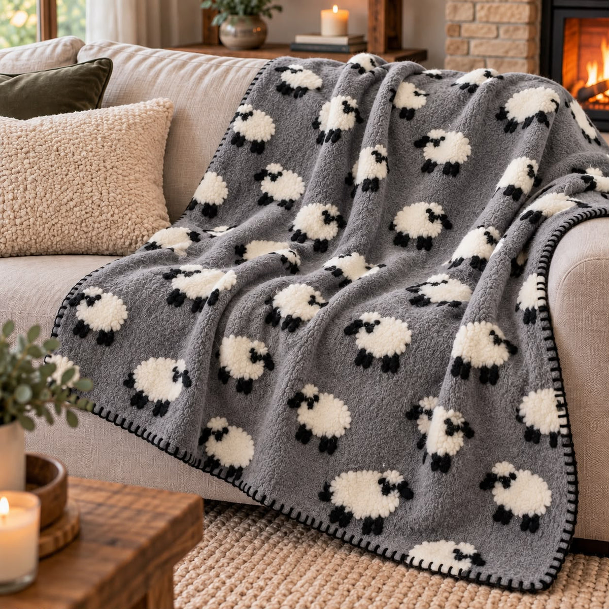 Plaid in Lana Cotta ALPINE Lovely Home