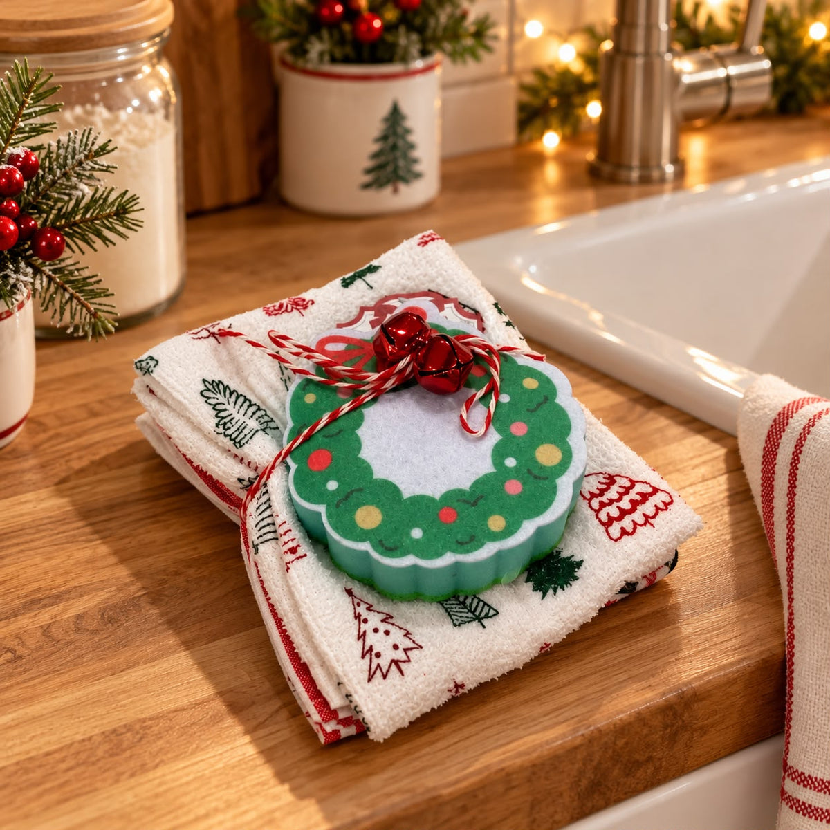 Set 2 Canovacci con spugna Blanc Mariclo'