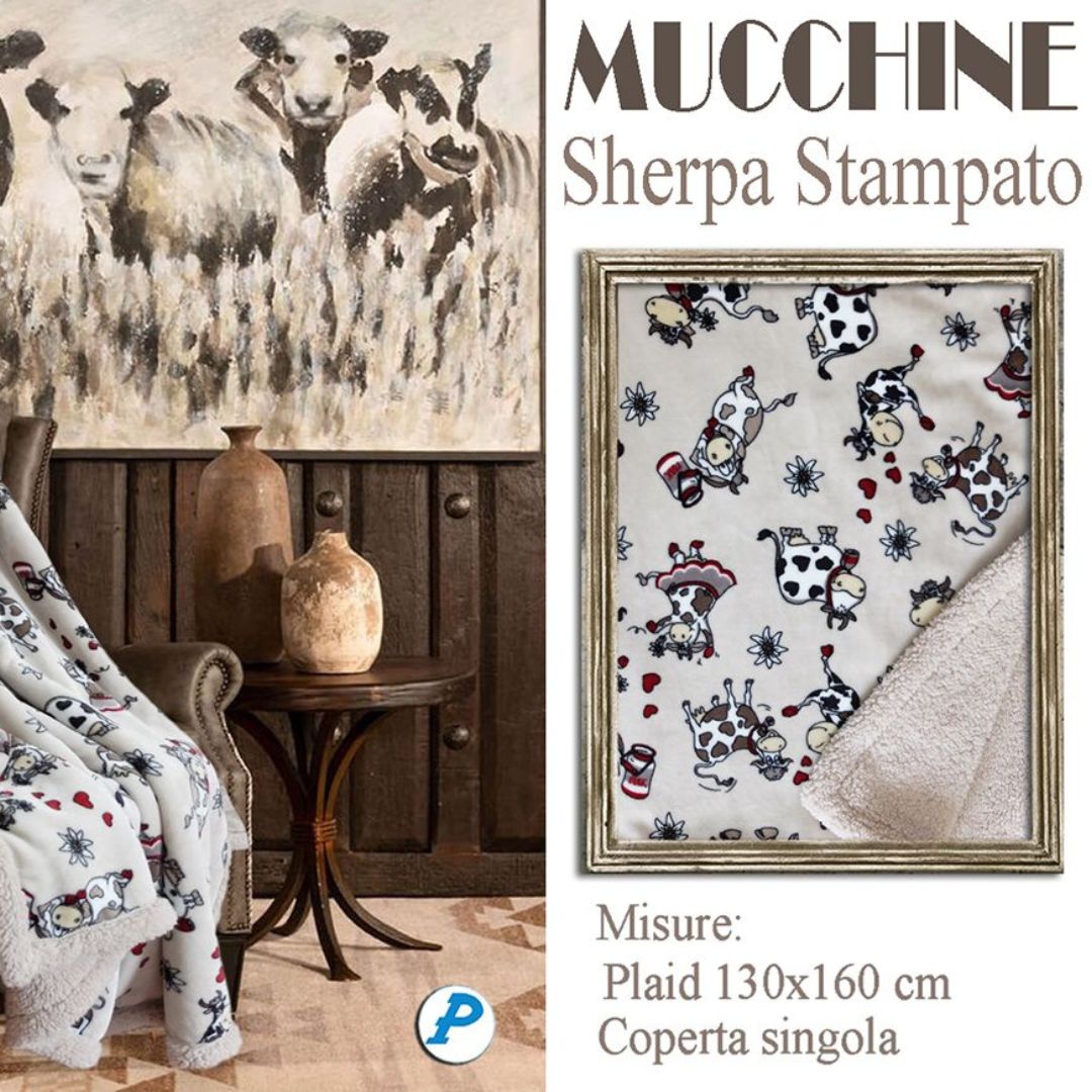 Plaid Con Sherpa Mucchine