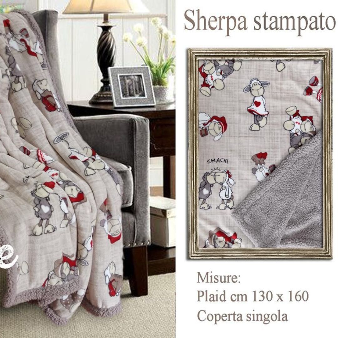 Plaid Con Sherpa Pecorelle Soft