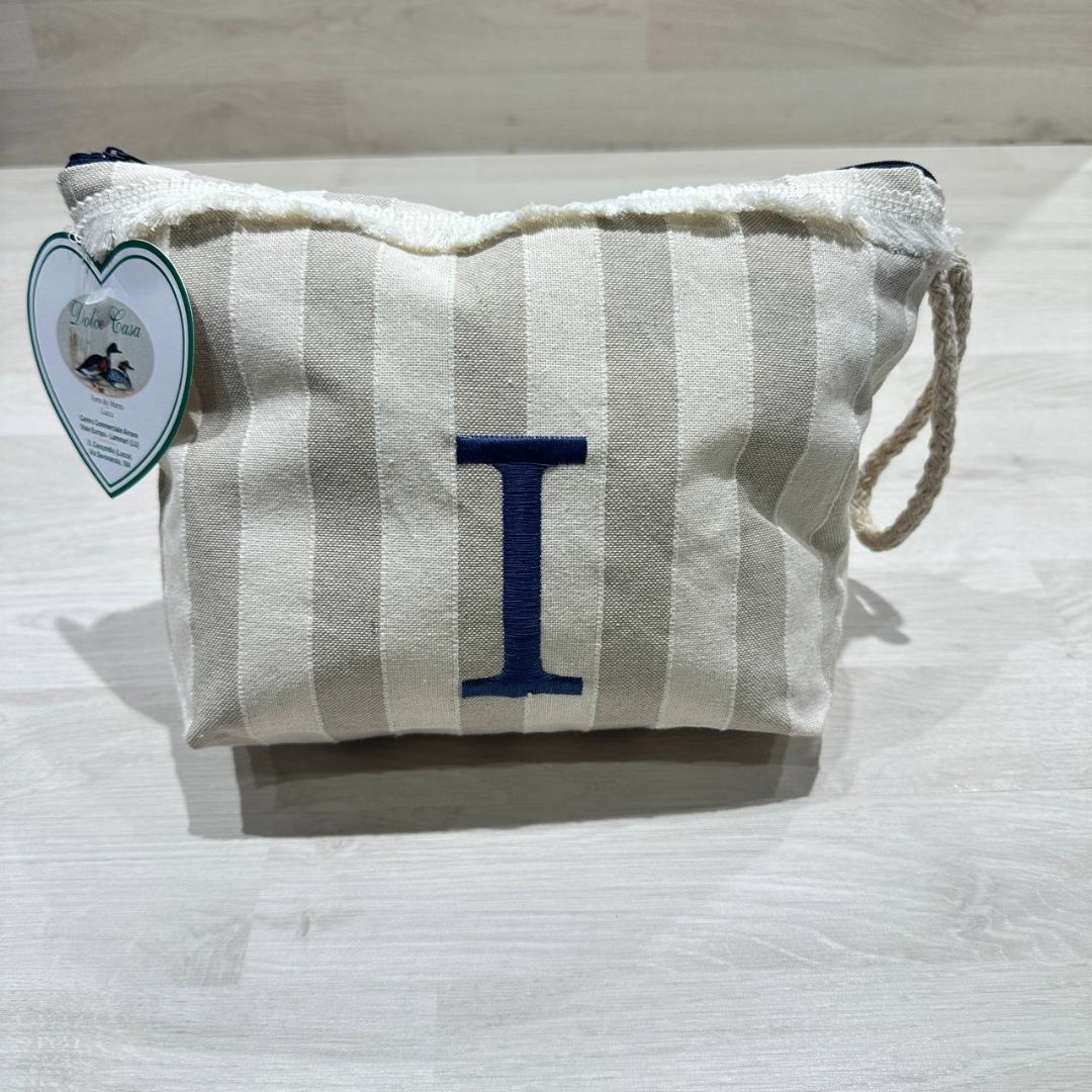 Pochette Righe Con Iniziale