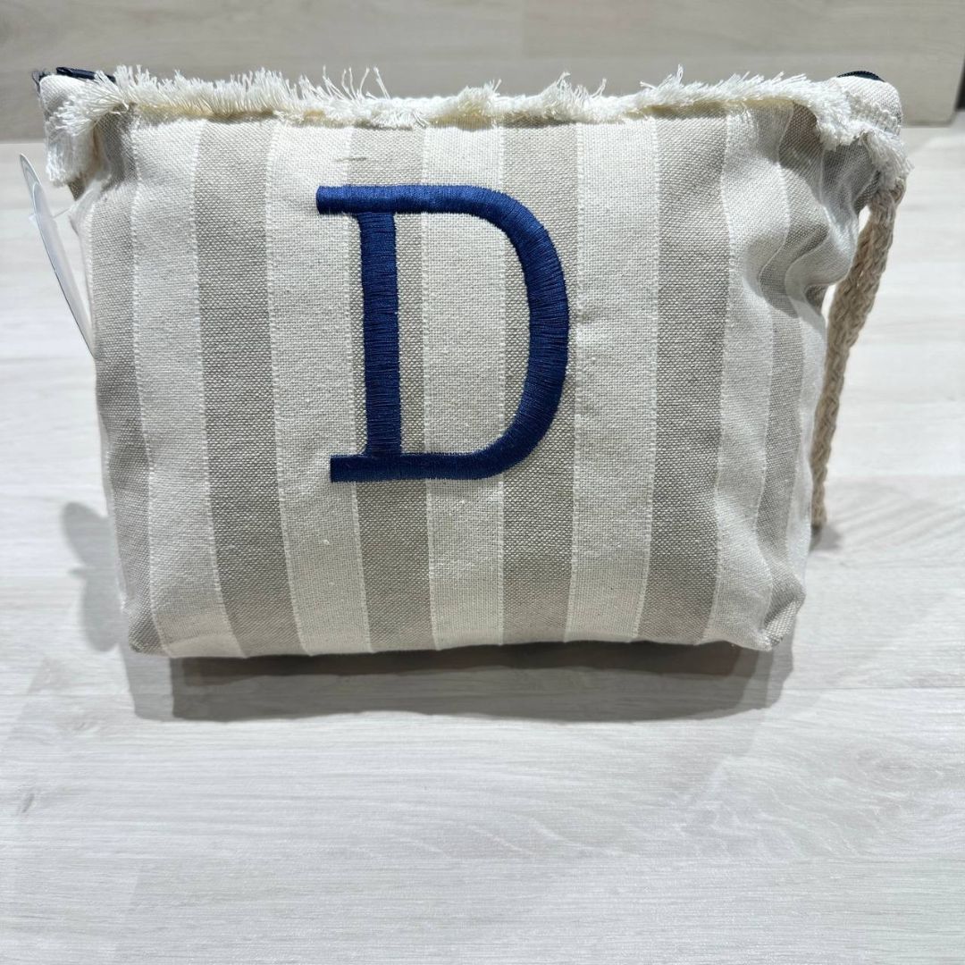 Pochette Righe Con Iniziale