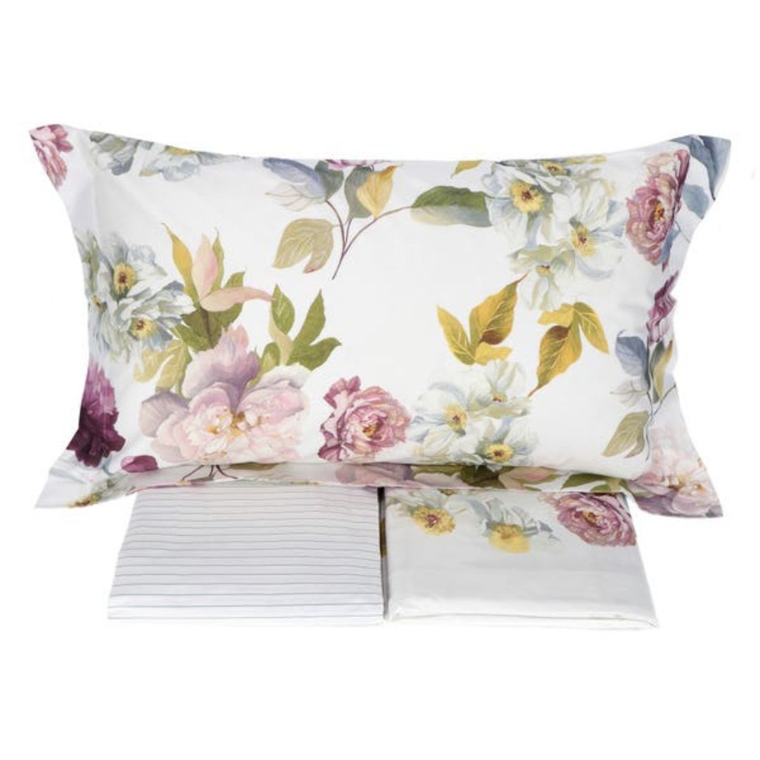 Completo Lenzuola Gabel Matrimoniale Peonia
