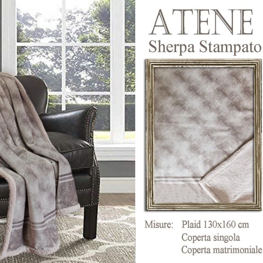 Plaid Con Sherpa Atene