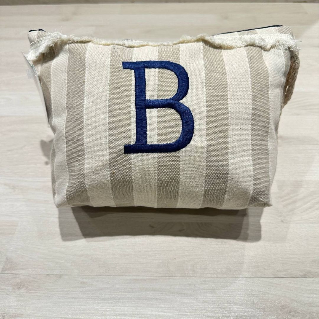 Pochette Righe Con Iniziale