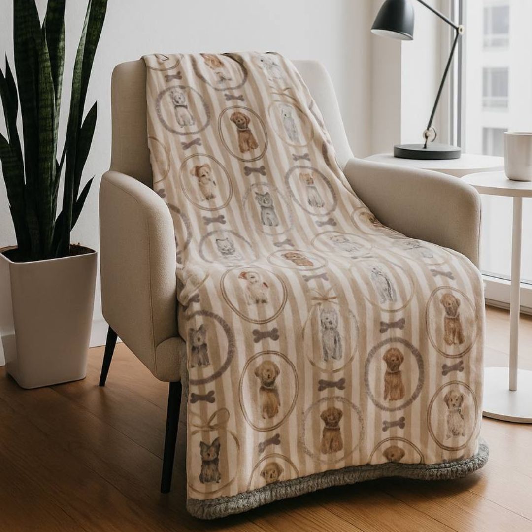 Plaid con sherpa Blanc Mariclo'  Dogs