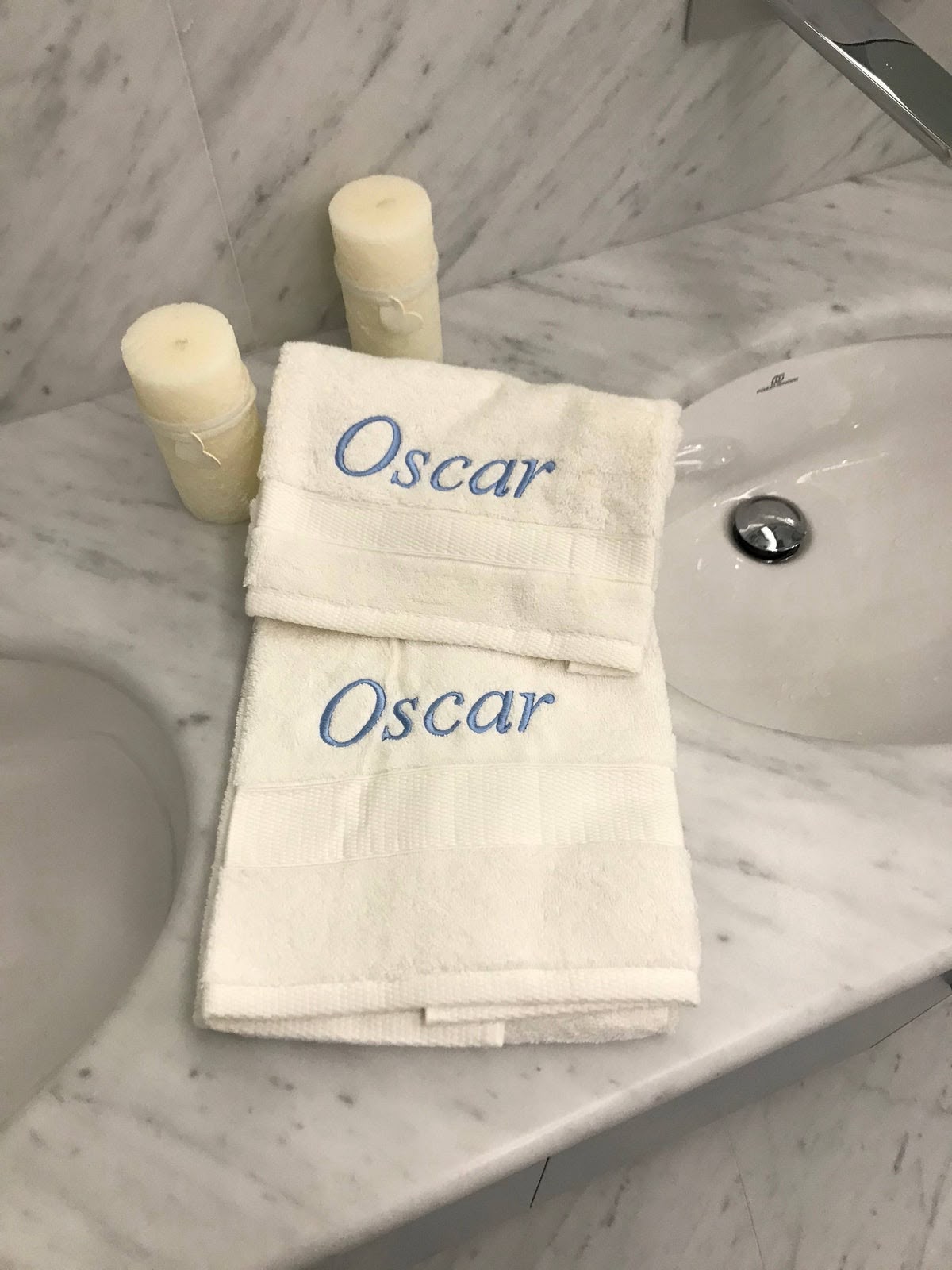 Coppia Bagno Con Nome o Iniziale Personalizzata