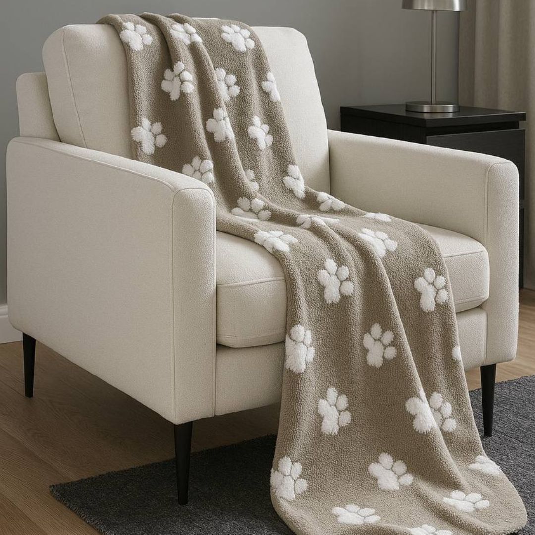 Plaid con Sherpa Blanc Mariclo' Zampette