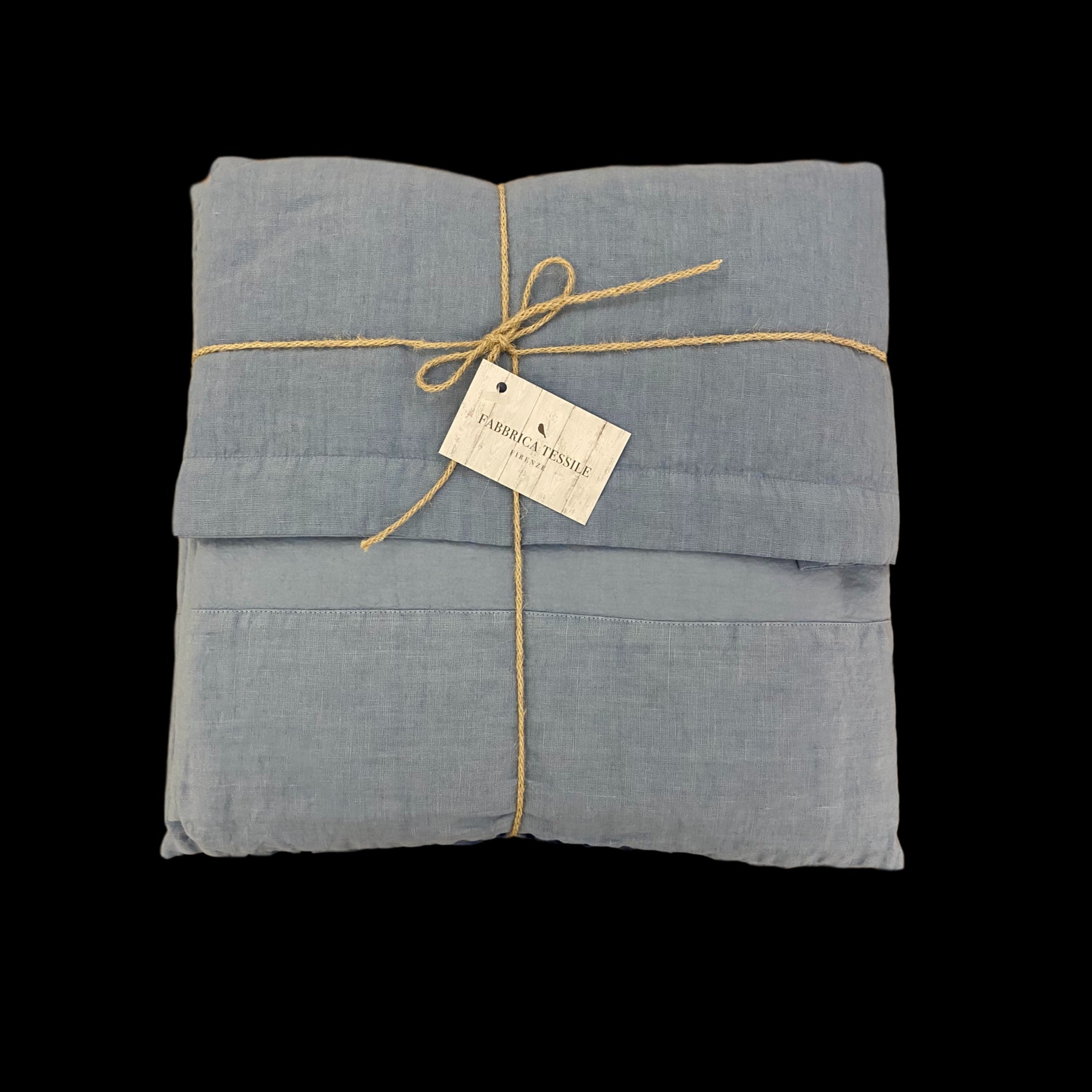 Completo Copripiumino Matrimoniale Lino E Cotone Stone Wash