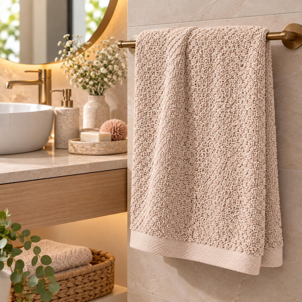 Telo Bagno Pop Corn Con Nome O Iniziale Personalizzata