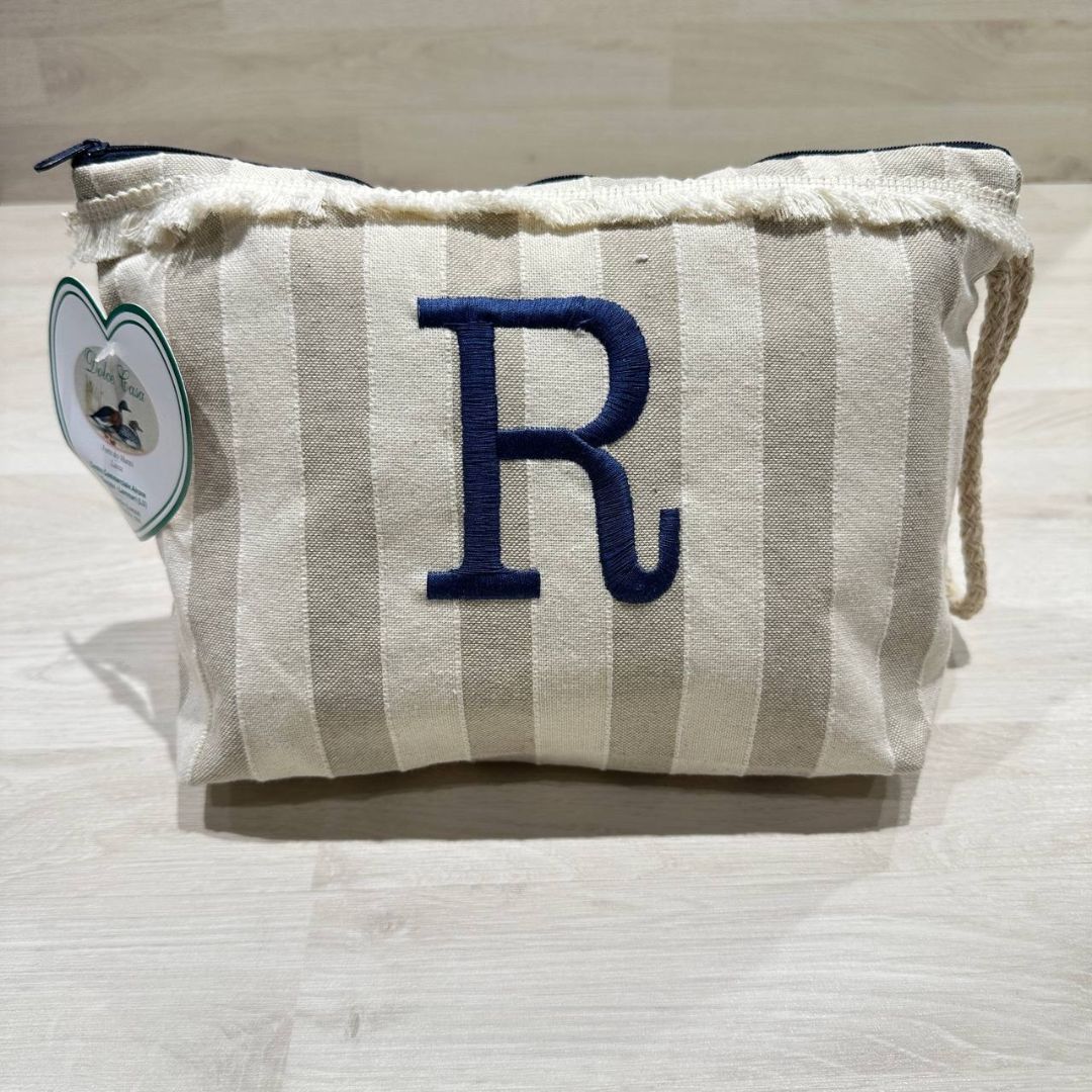 Pochette Righe Con Iniziale