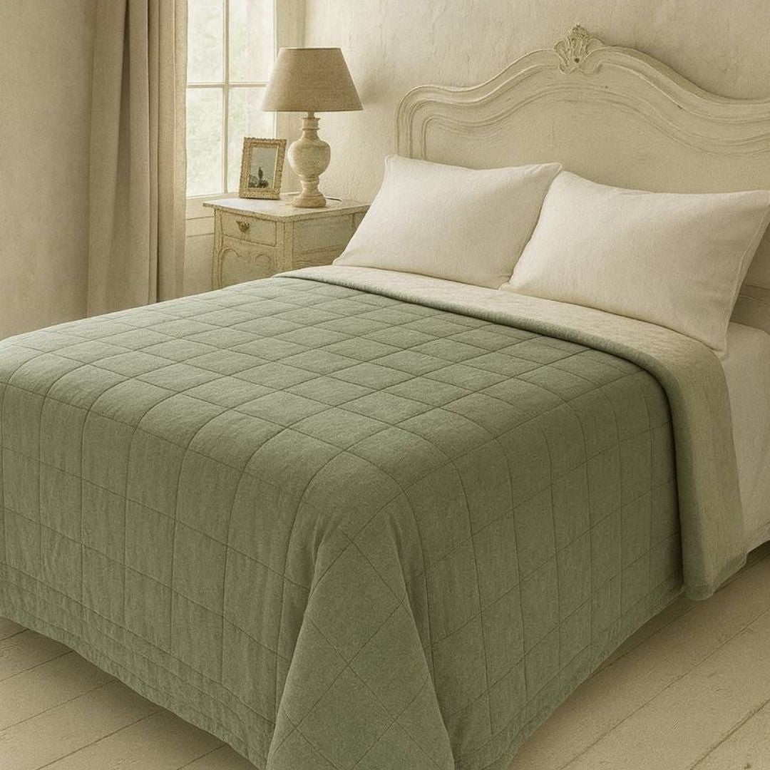 Trapunta Blanc Mariclo' Stone washed 250GRM