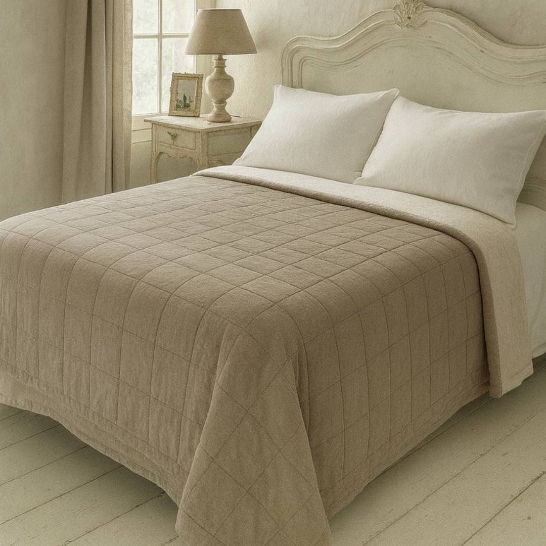 Trapunta Blanc Mariclo' Stone washed 250GRM