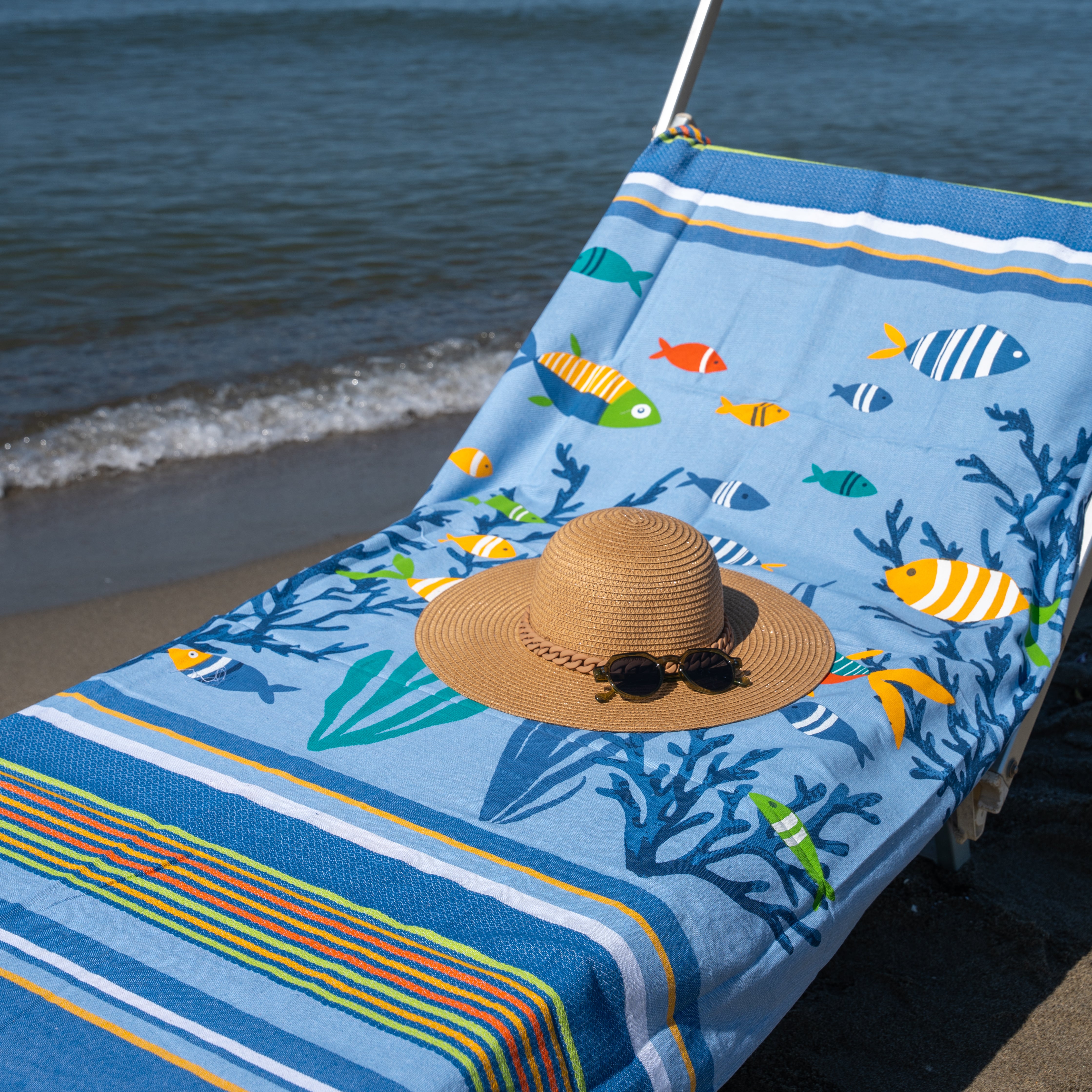 Telo Mare Fouta Pesci e Coralli