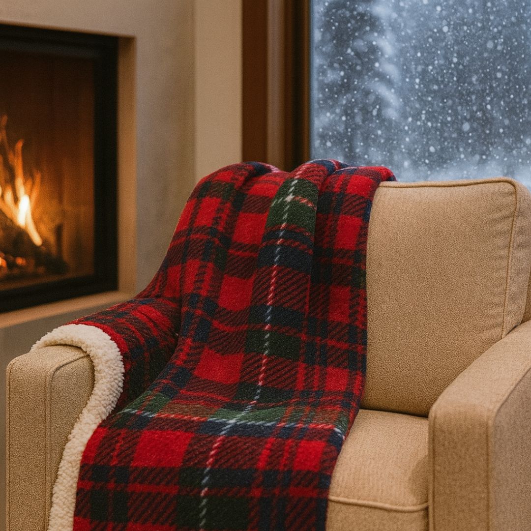 Plaid Con Sherpa Aron
