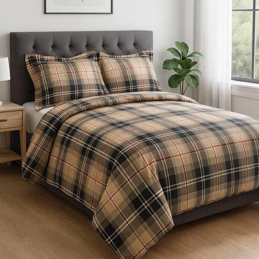 Parure Copripiumino Tartan