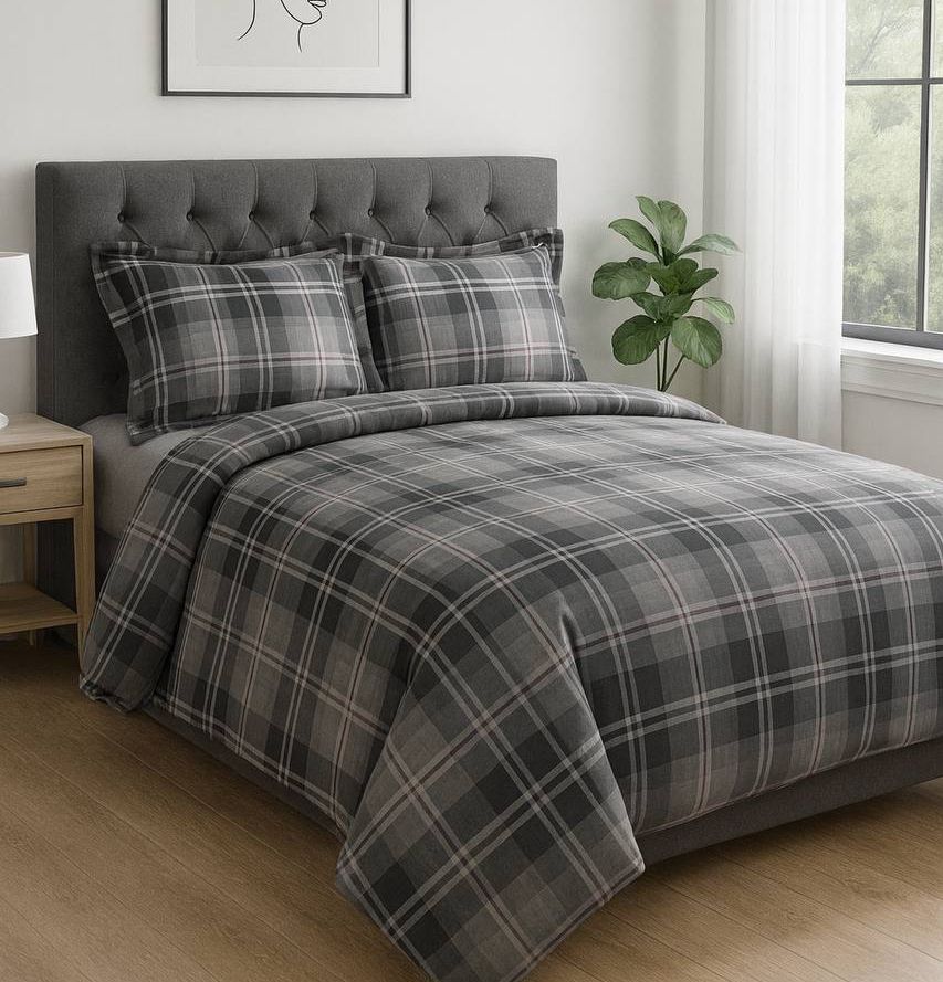 Parure Copripiumino Tartan
