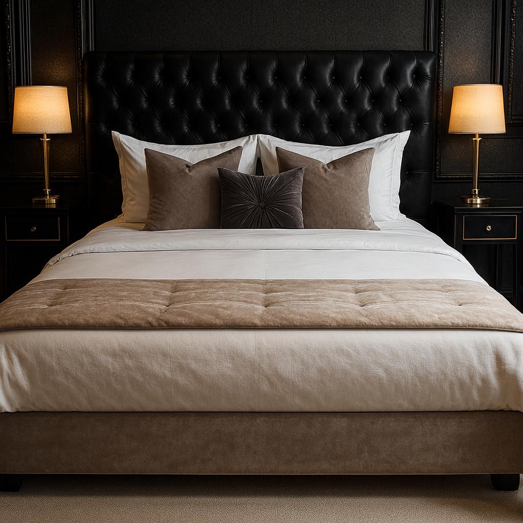 Fondo Letto in Velluto Blanc Mariclo'