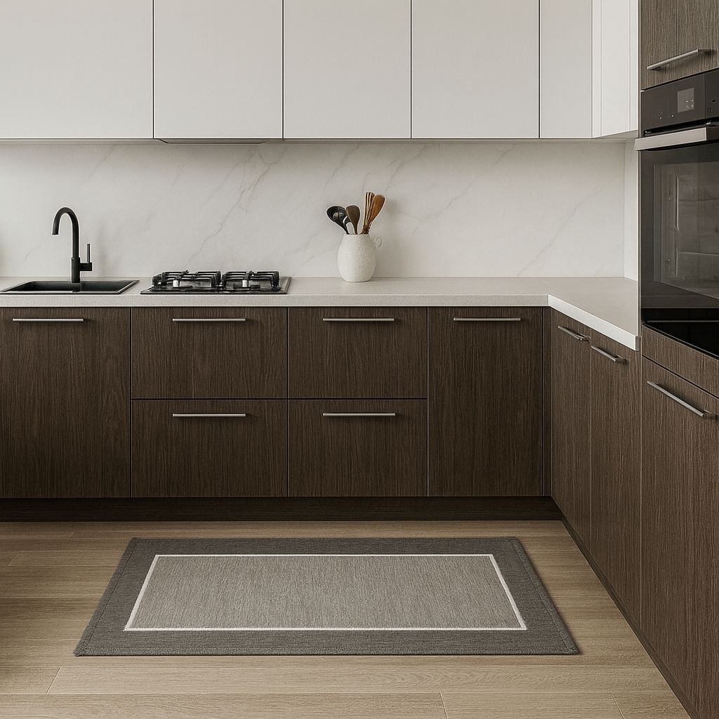 Tappeto Arredo Roma grigio caldo chiaro