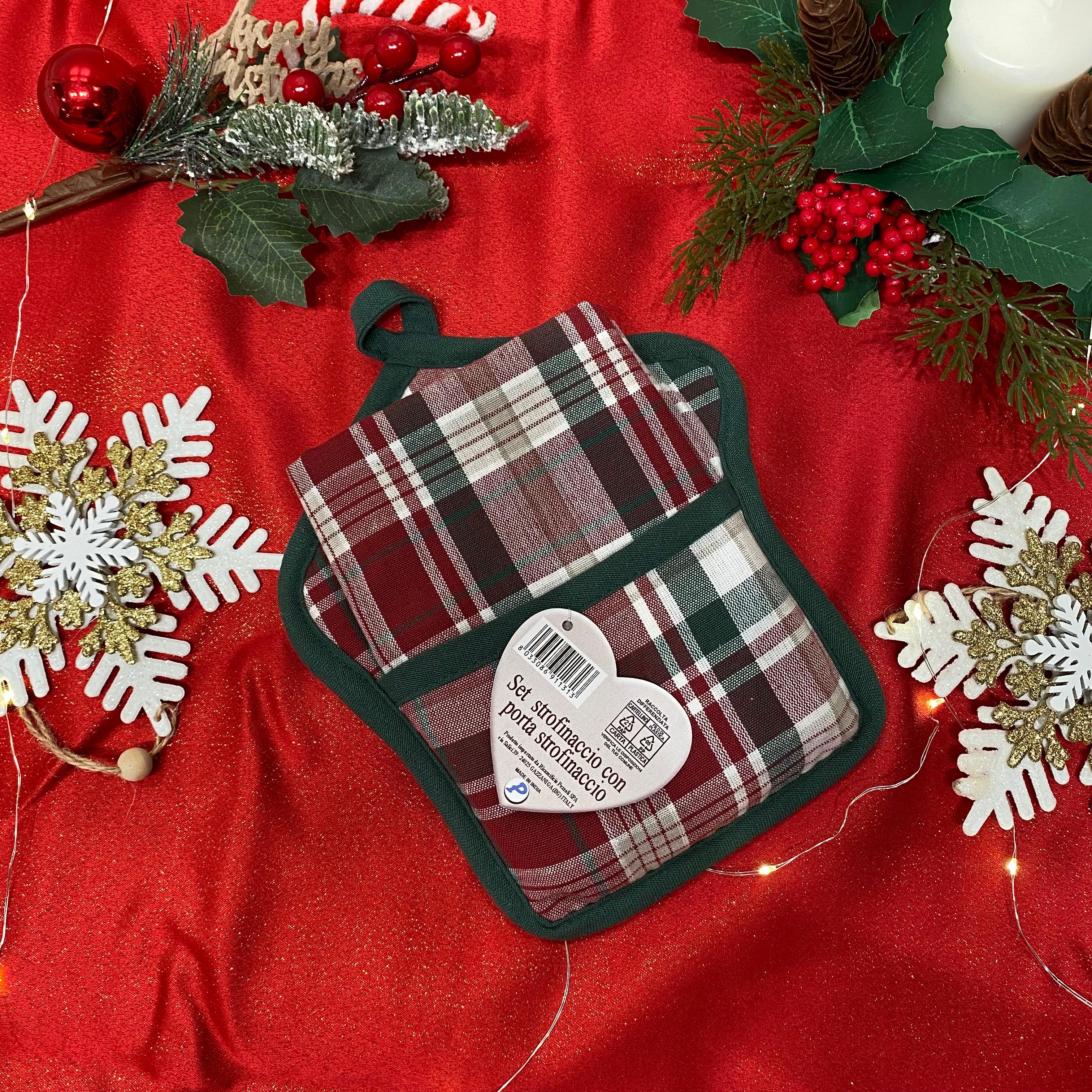 Set strofinaccio con porta strofinaccio