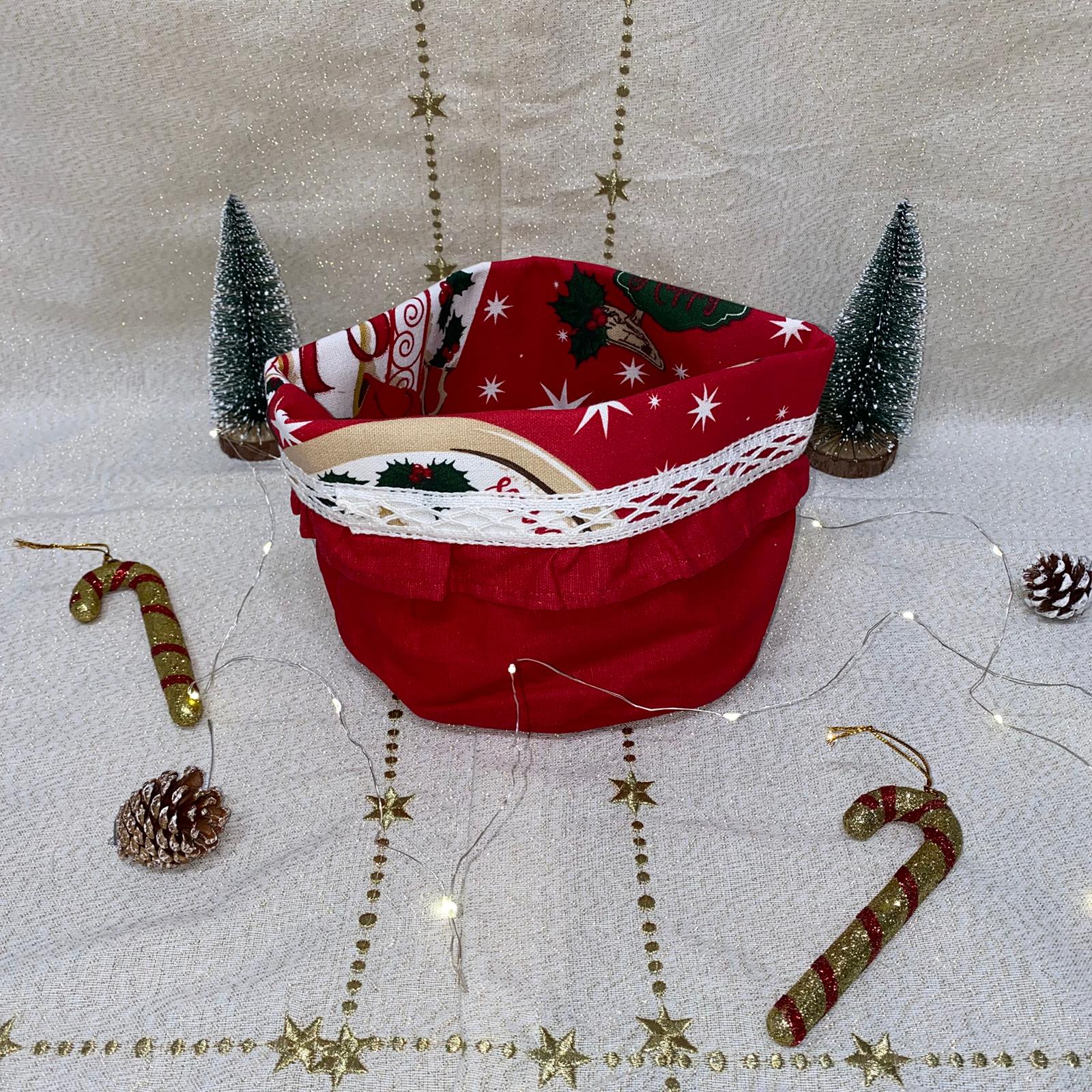 Cestino porta pane con pizzo