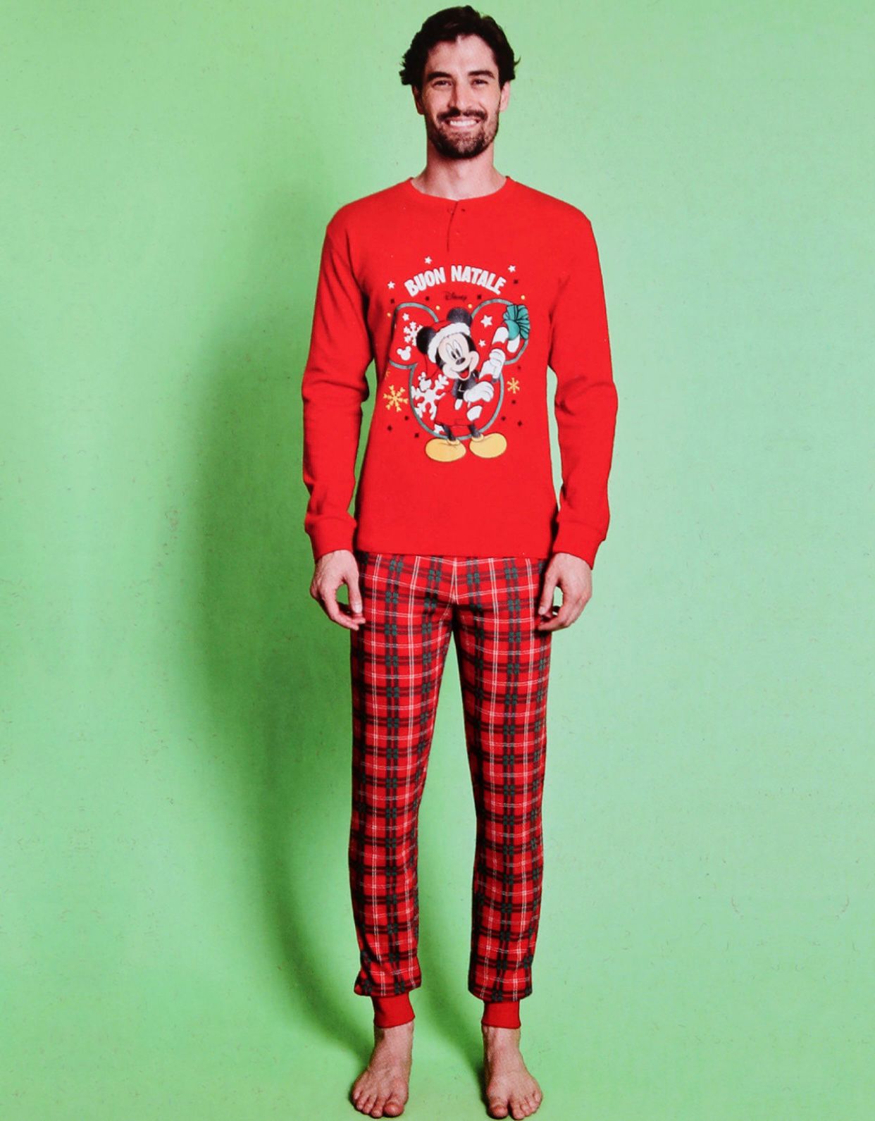 Pigiama Natale Mickey Mouse Uomo