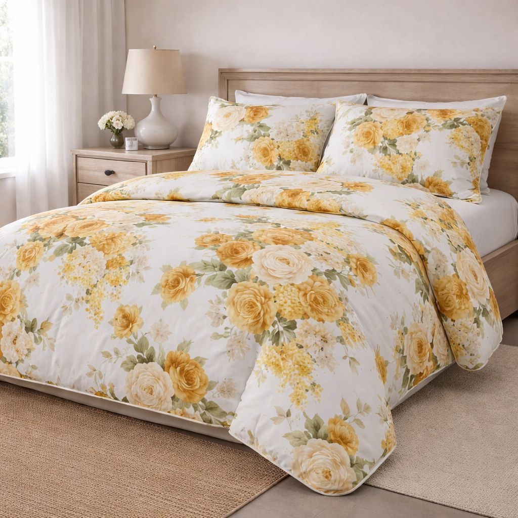 Parure copripiumino in percalle Camilla