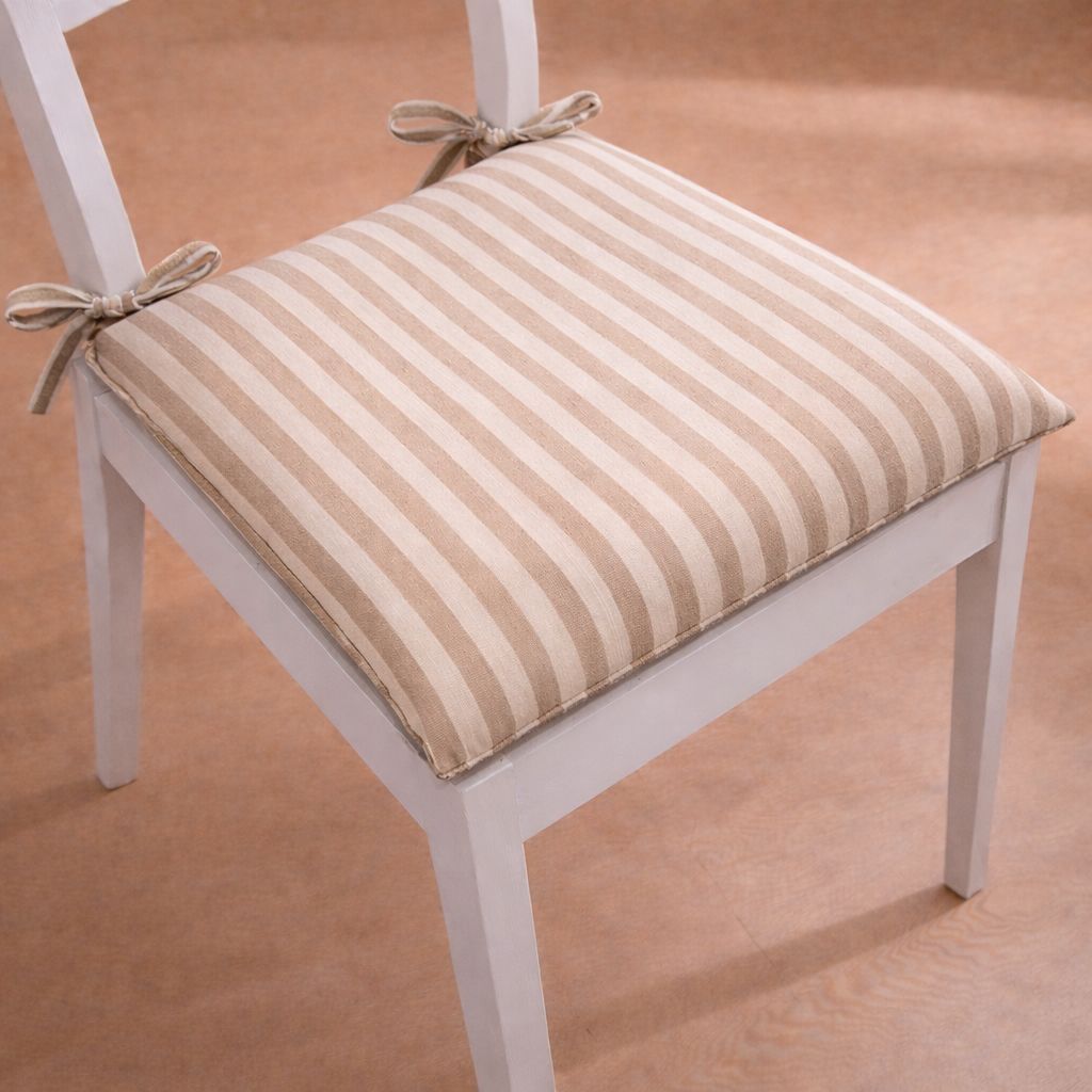 Cuscino da Sedia sfoderabile Righe