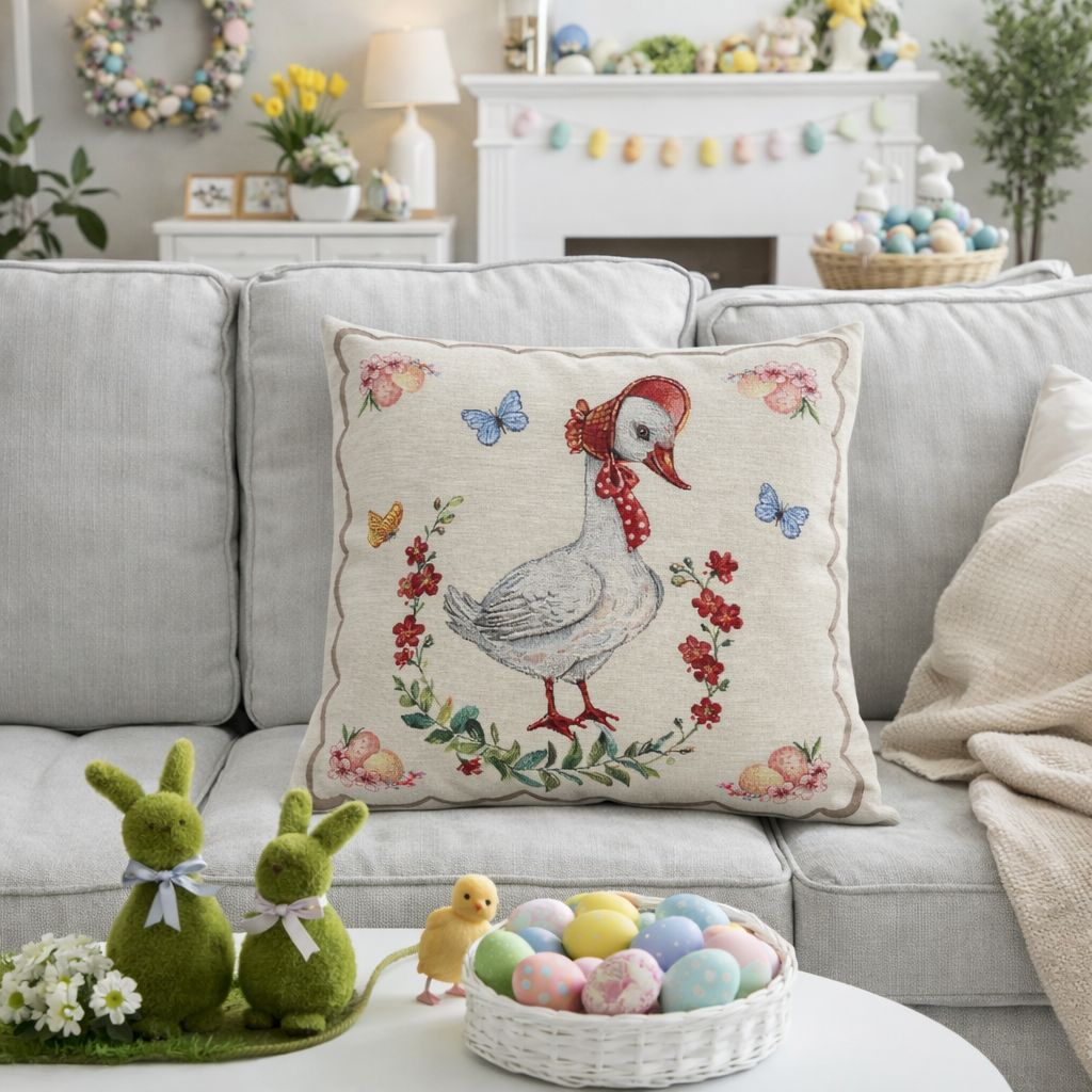 Cuscino arredo Pasqua 40x40 Oca