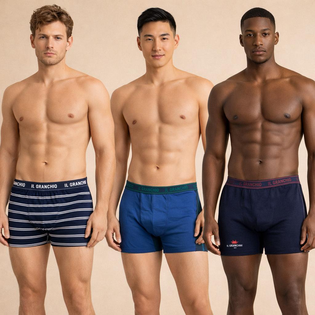 Tris Boxer Il Granchio