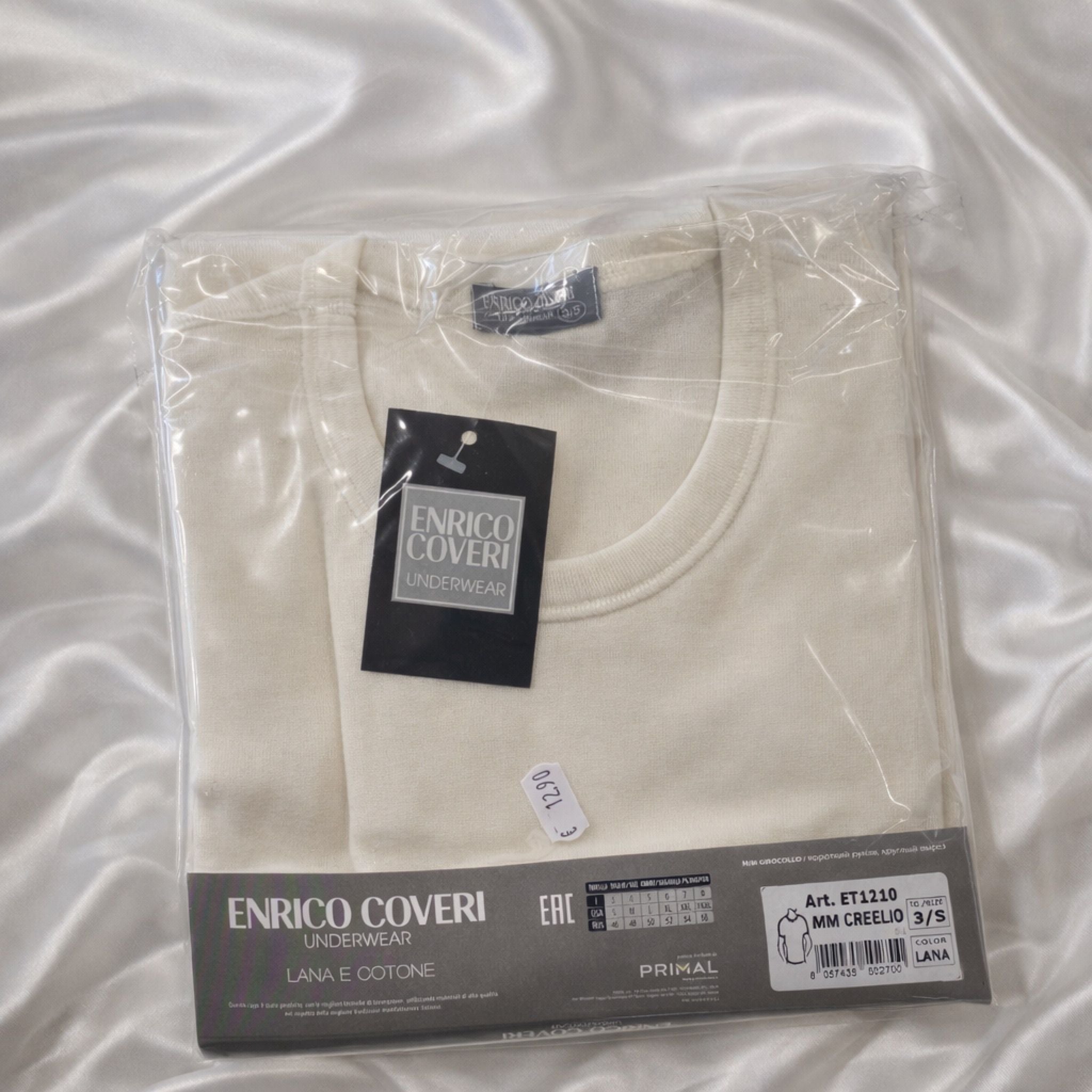 T-shirt mezza manica girocollo Lana/cotone ET1210 Enrico Coveri