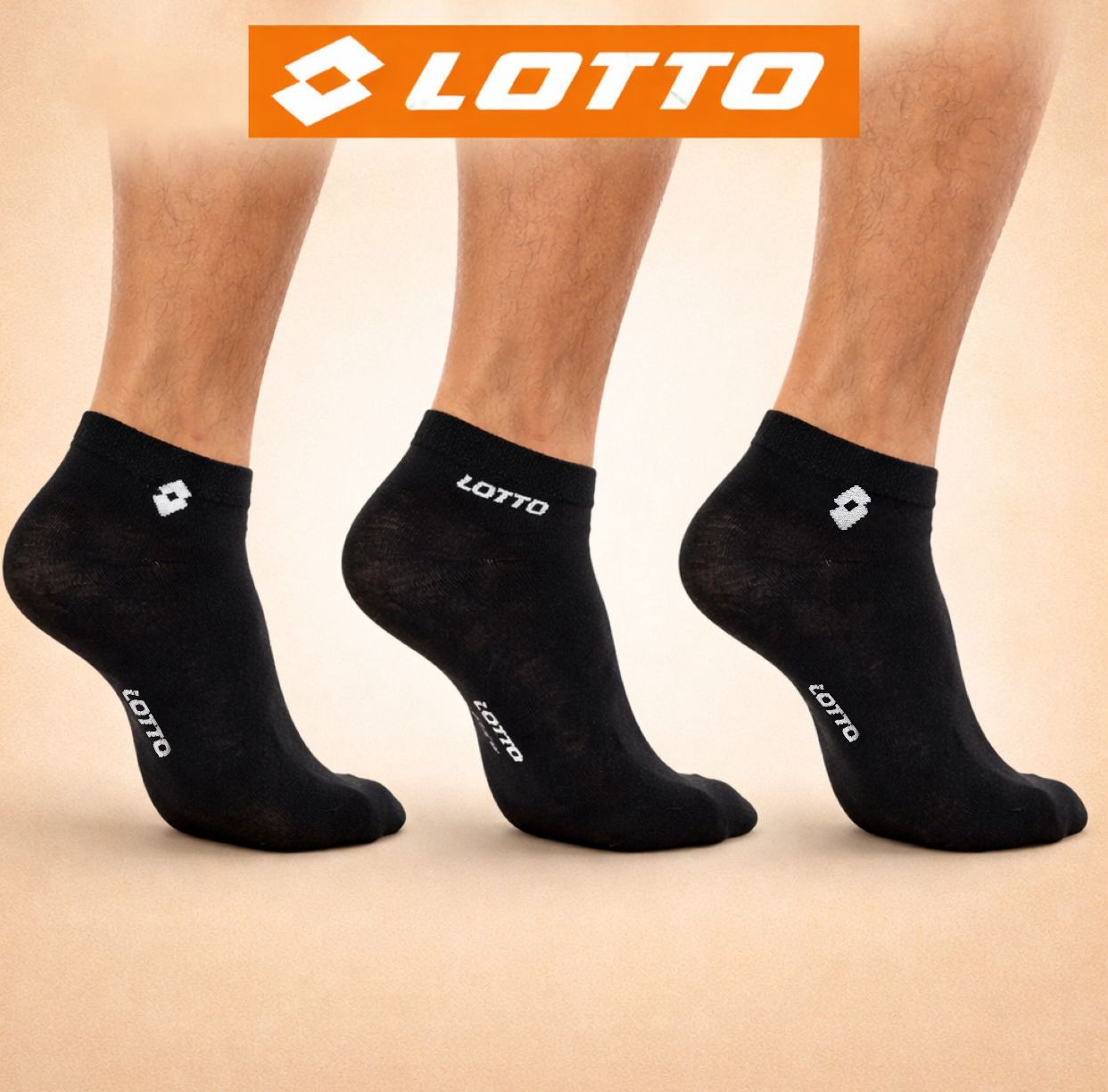 Tris Calzini Lotto N_Gila_NE/BI/ASS