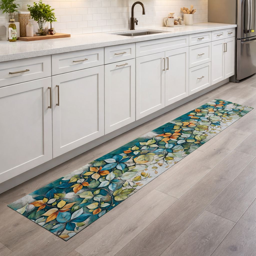 Tappeto In Vinile Al taglio Laguna verde