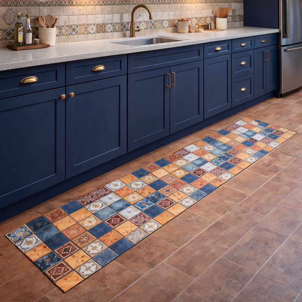 Tappeto In Vinile Al taglio Borgo Antico