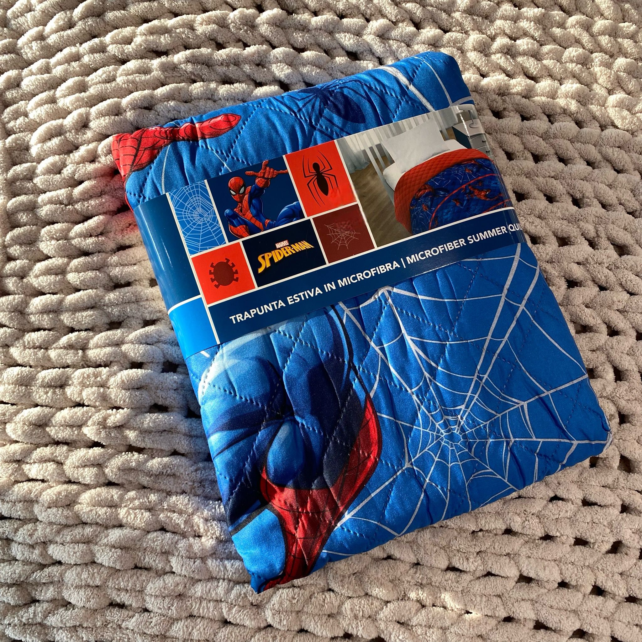 Trapuntino singolo Spiderman