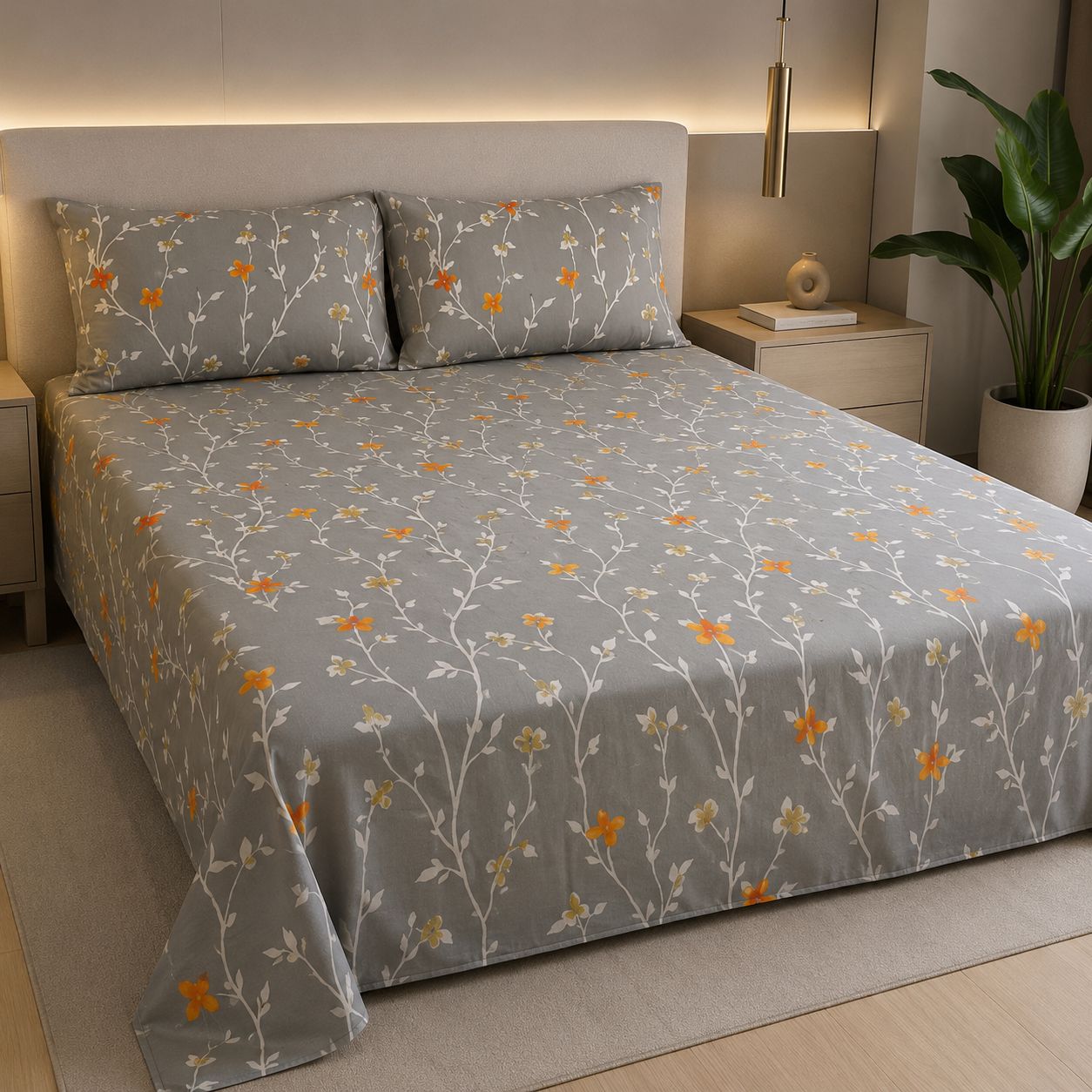 Completo Lenzuola Fiori di Ambra
