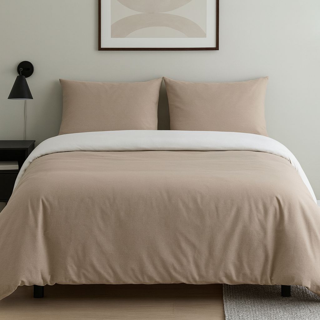 Parure Copripiumino Mano Pesca No Stiro Bicolor