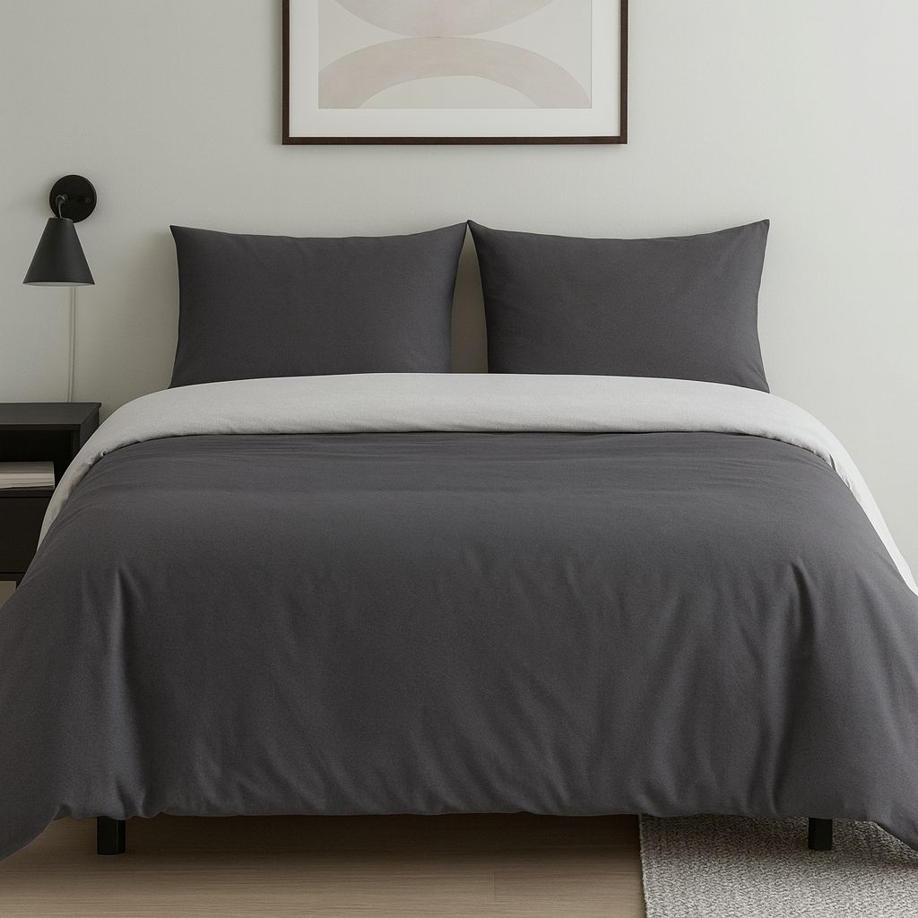 Parure Copripiumino Mano Pesca No Stiro Bicolor