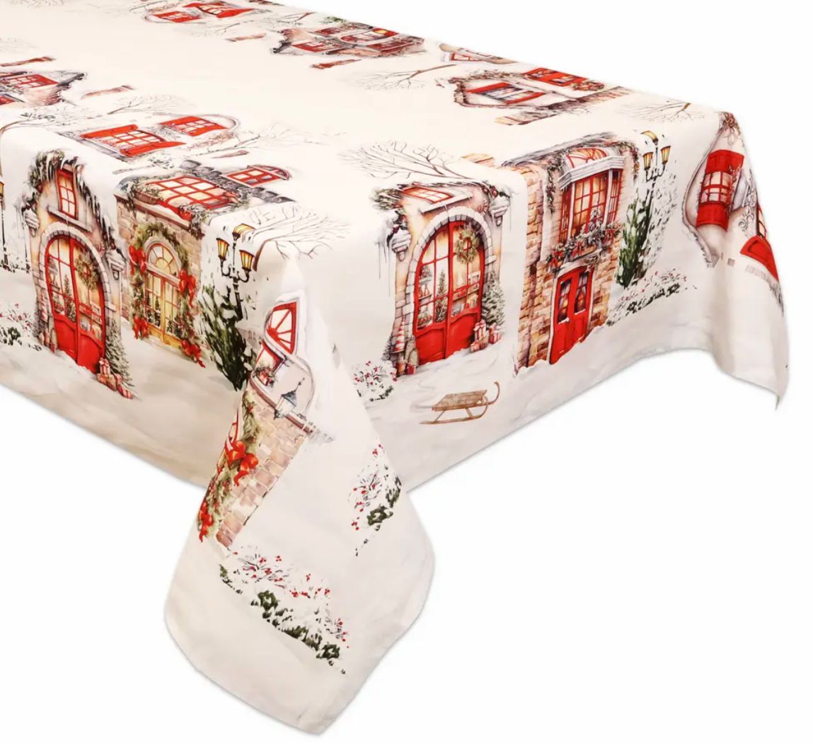 Tovaglia Natale Villaggio