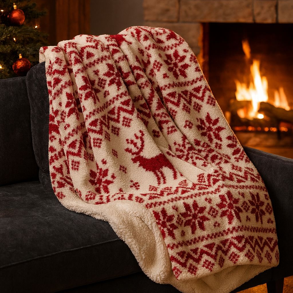 Plaid Blanc Mariclo' Renne